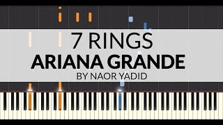 Miniatura de vídeo de "7 rings - Ariana Grande Piano Tutorial"
