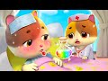 風邪のママを看病しよう! | お世話ごっこ | 童謡メドレー | 子どもの歌 | 童謡 | ネコネコファミリー | ミャウミファミリーショー | MeowMi Family Show