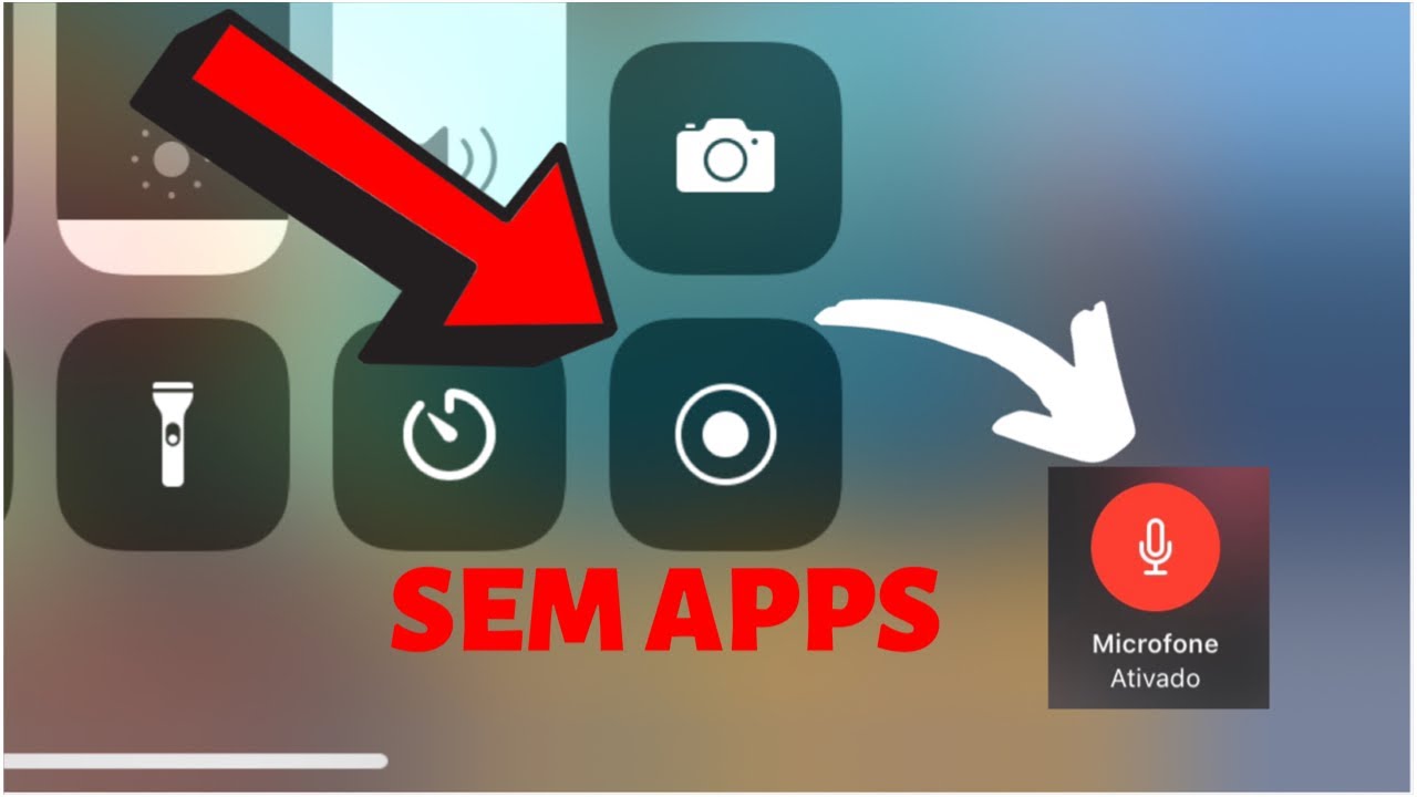 COMO GRAVAR TELA E ÁUDIO COM O PRÓPRIO IOS IPHONE E IPAD - YouTube