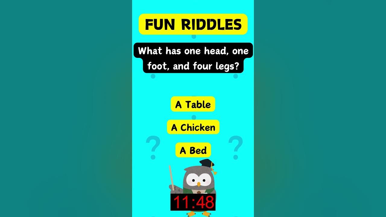 OWL's Fun Riddles14 - YouTube