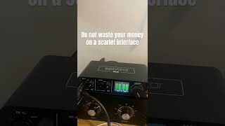 Do Not Buy The Scarlet Interface And Get The Motu M2 Instead