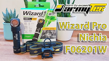 Armytek Wizard Pro Nichia magnet USB F06201W unpacking and review