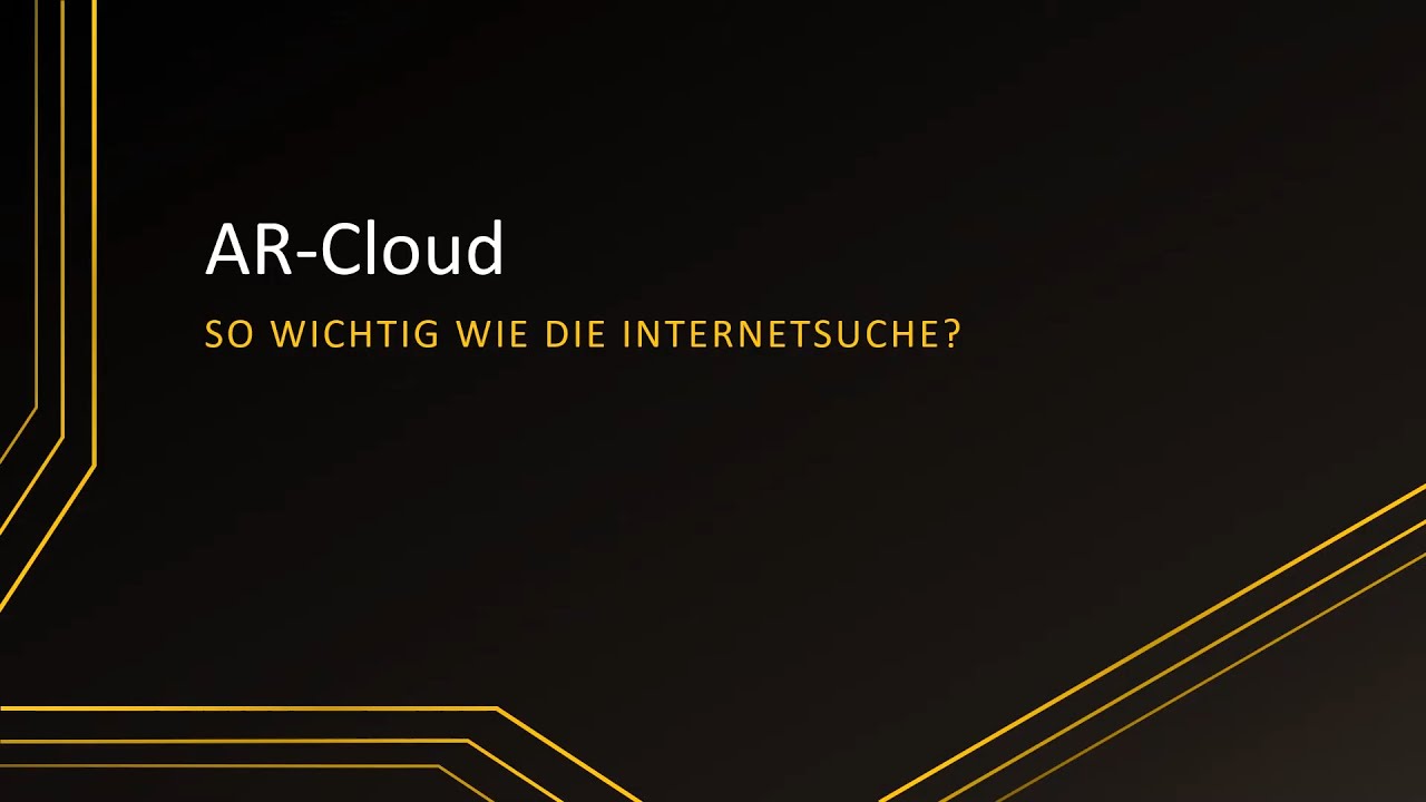 VR/AR SoSe2021: AR Cloud - YouTube