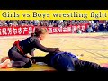 Brutal Ground Fight: Female vs Male Wrestling | Ultimate Strength Test