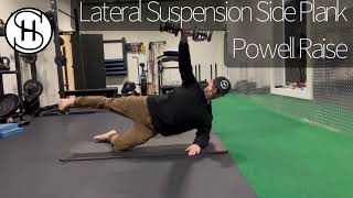 Lateral Suspension Side Plank Powell Raise