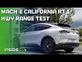 2021 Ford Mustang Mach-E California Rt 1 (Big Battery + RWD + Aero Wheels) 70-MPH Highway Range Test