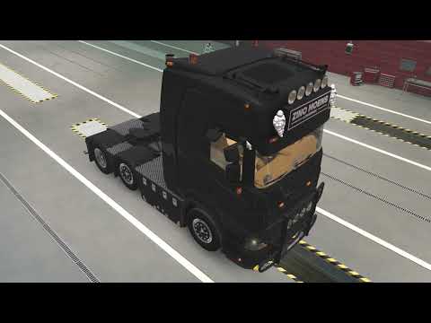 Видео: Euro Truck Simulator 2 Мод SCANIA S650 + TRAILER ZINO MOENS TRANSPORT V2.0 на один раз и не более???
