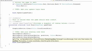 XNA Basics - More Sprites