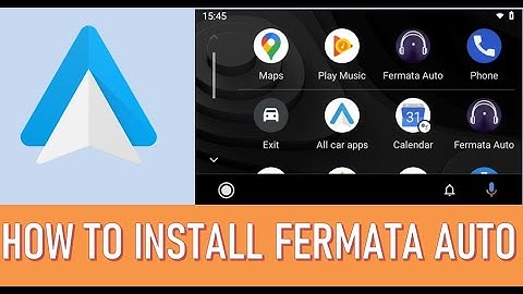 How to install Fermata Auto, a new player audio/video for Android Auto