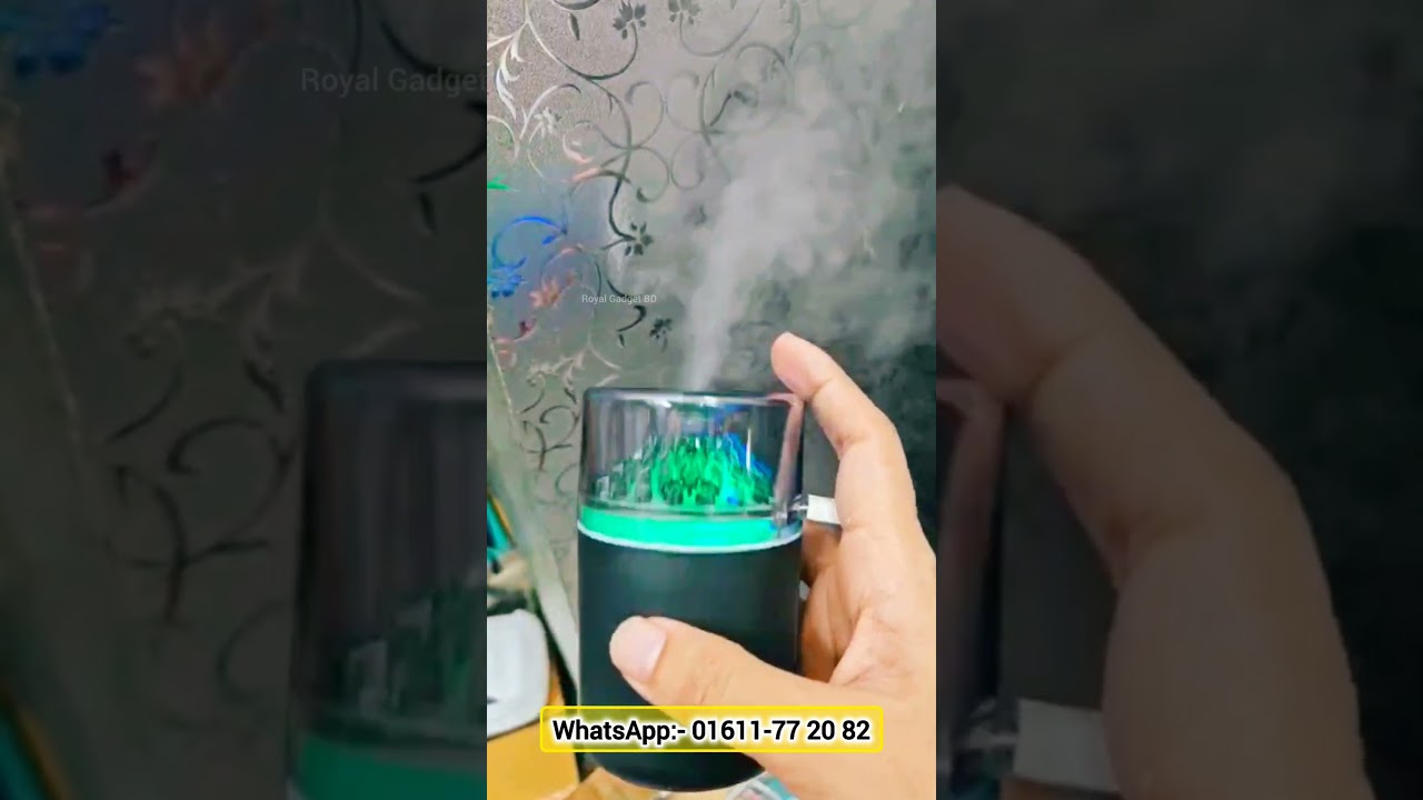 Air Humidifier Available| Type C Port| Mist Maker| RGB Lighting| Royal Gadget BD