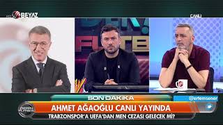 Trabzonspor Avrupa kupalarına katılabilecek mi? Ahmet Ağaoğlu canlı yayında açıkladı