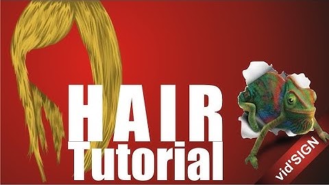How to Learn Drawing Hair Vector using CorelDRAW