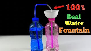 Free Energy Water Fountain | बिना बिजली और पंप का पानी का फव्वारा | Heron’s Fountain DIY