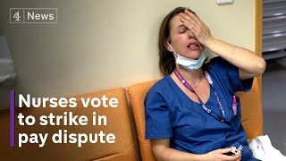 Nurses vote to strike over pay for first time in union history