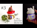 Mini Smurfs Mushroom House Jar DIY - Homemade Clay - House No.3