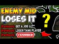 I played the HIGHEST win rate mid laner and made the enemy Rage (HE LOSES HIS MIND)