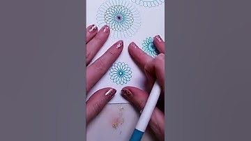 Satisfying Geometric shapes | Spirograph Simple design #shorts #trending