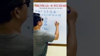 Toán hay từ ricegodmath #maths #toan4knoitrithuc #toanthanlua #shorts