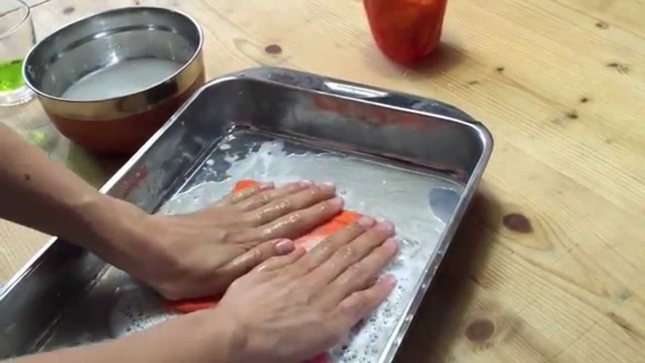 Filzanleitung um Windlichter filzen