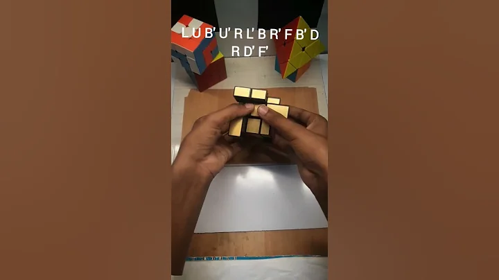How To Make Anaconda Pattern In Mirror Cube 😱🥶😱 #shorts #trending #rubikscube