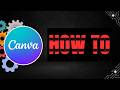 Canva Tutorial: How to Create Impactful Text Graphics with Hollow Effect and Bars