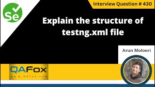 Explain the structure of testng.xml file (Selenium Interview Question #430)