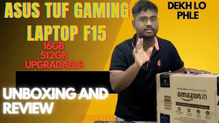 Asus TUF gaming f15 | best laptop under 70k | best gaming laptop | 16GB & 512GB | H and 11 gen.