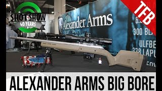 [SHOT 2018]: Alexander Arms .50 Beowulf bolt action big bore