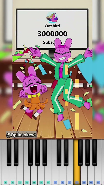 Sprunki Pinki Let's Be 3m Subscribe! @Opilasokewt - Piano Tutorial