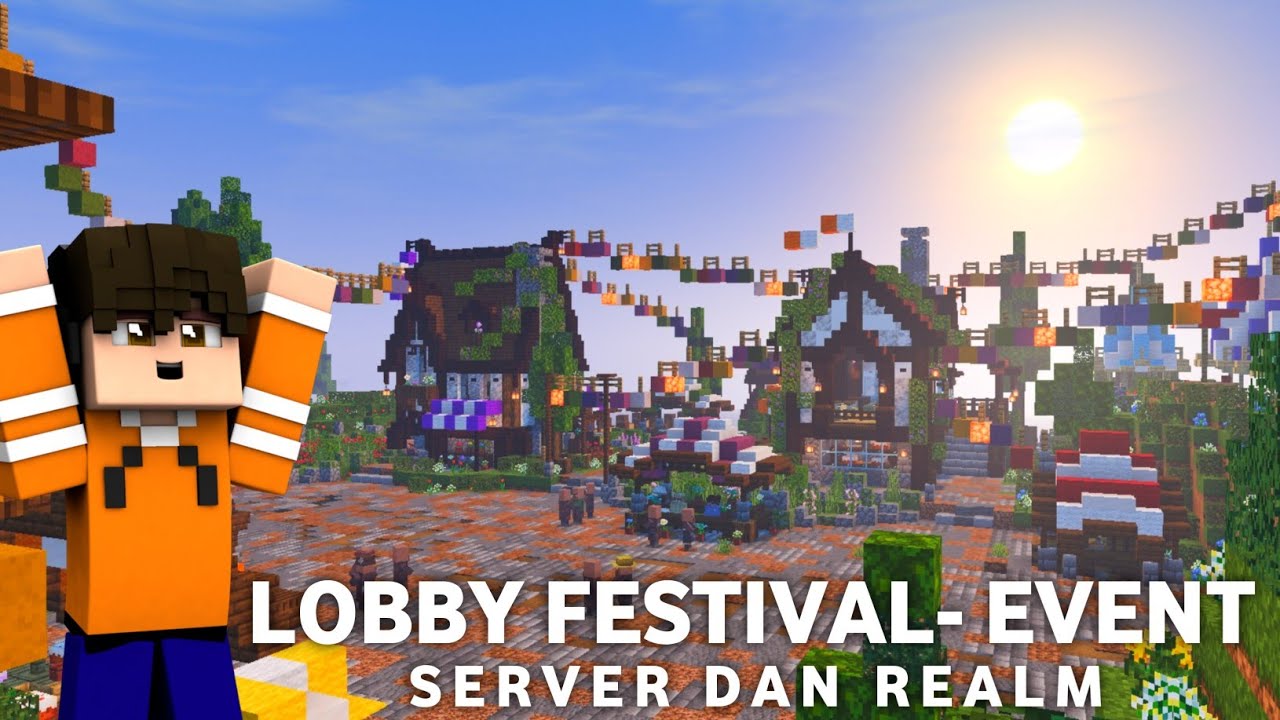 map lobby server mcpe 1.18.10 - lobby minecraft pe download - YouTube