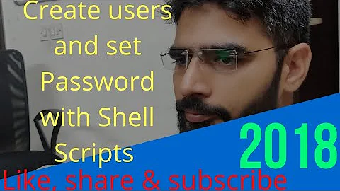 Create Users and Set Password with shell script| Automated user creation From ServerGyan
