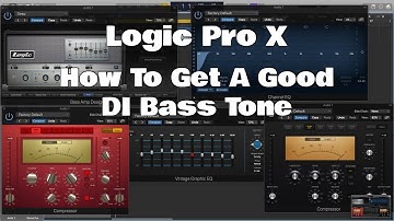 Logic Pro X - How To Get A Good DI Bass Tone