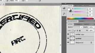 Photoshop Make a realistic Stamp Part 2 of 2