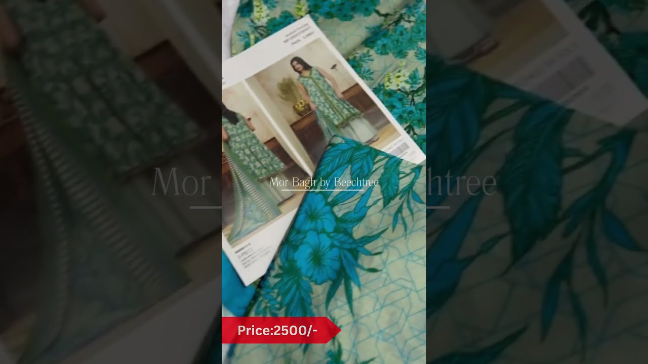 Mor Bagh by Beechtree – 3 Piece Unstitched Lawn Suit 