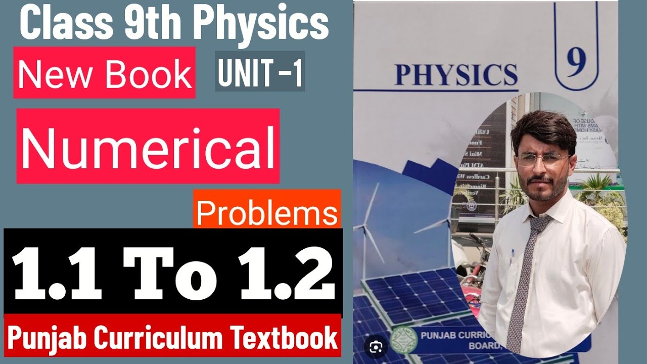 Class 9th Physics Chapter 1 Numerical Problems 1.1 & 1.2 |9 Class ...