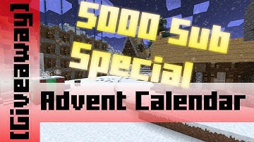 5000 Subscriber Special [Everyday Giveaway] Redstone Advent Calendar