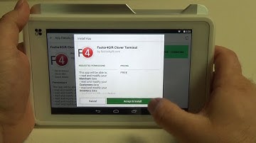 How to Find the Factor4 Gift App on the Clover POS App Market