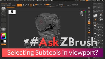 #AskZBrush: “Is there a way to easily select between Subtools in the viewport?”