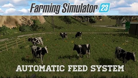 Farming Simulator 23- Easy Cow Feeding Method