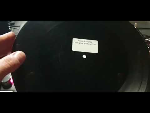 Force & Styles — Force & Styles - I cant live without you - aka - with or without you - Happy hardcore rare DUBPLATE