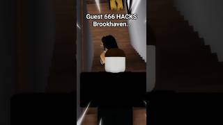 Guest 666 in Brookhaven.. #brookhaven #roblox #guest666 #creepy #hacker