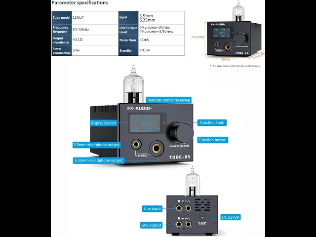 アンプ FX-AUDIO- FX-2020A+CUSTOM AIYAMA TUBE-T7 FX-AUDIO- FX-2020A