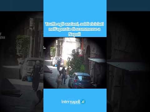 Video Truffe agli anziani, soldi riciclati nell'agenzia di scommesse a Napoli