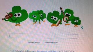Google's st Patrick's day google doodle 2015