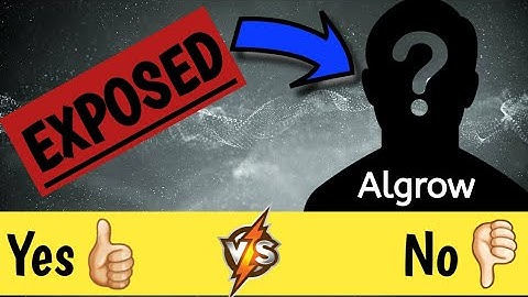 @Algrow Exposed !!!! | Algrow Logic Explained | Algrow Kaun Hai | Algrow = @critikkk