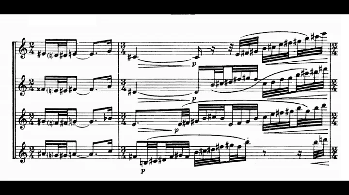 Quatuor pour saxophones - Alfred Desenclos (1964)