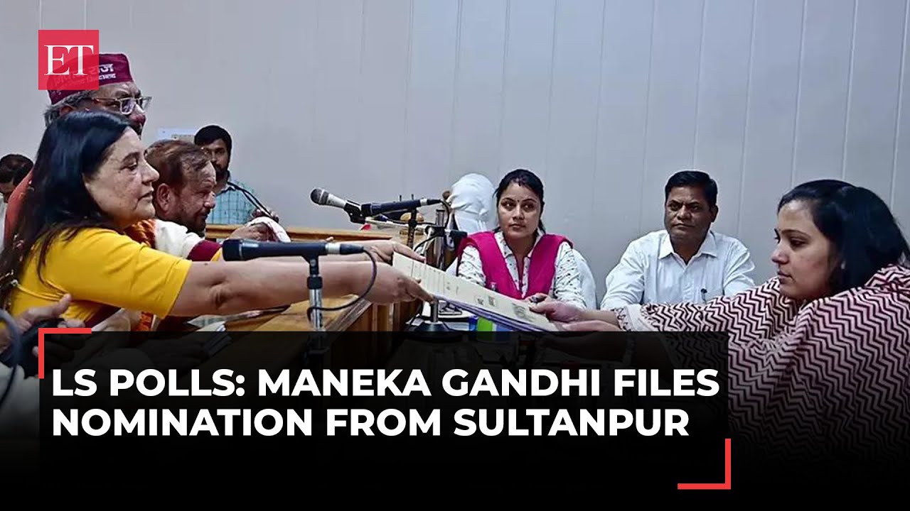 Lok Sabha  Elections 2024: Maneka Gandhi files nomination papers from Sultanpur, eyes second term