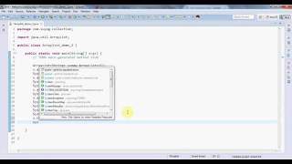 Java Collection ArrayList Program Second