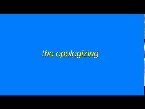 تعلم الانجليزية الاعتذار باللغة الانجليزية The Apologizing Youtube