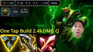 I Tried One Tap Crit Nasus In Classic And Deleted Everything With Q